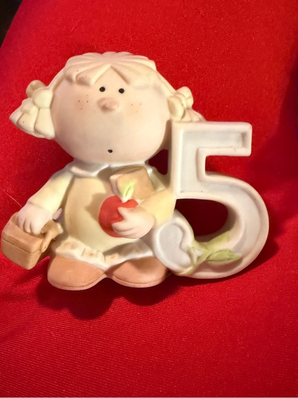 Bumpkins Birthday Cake Topper Five Year Old Girl from the 80’s Vtg - Picture 2 of 4